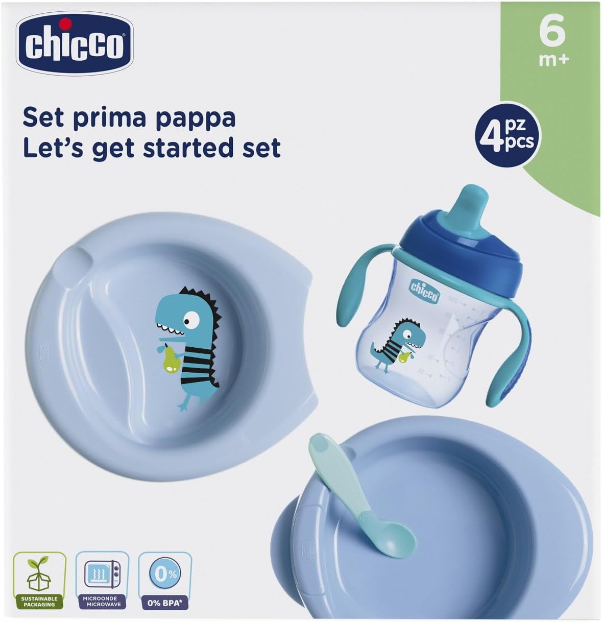 Detalle de Chicco Set per la pappa 6 mesi 🍽
