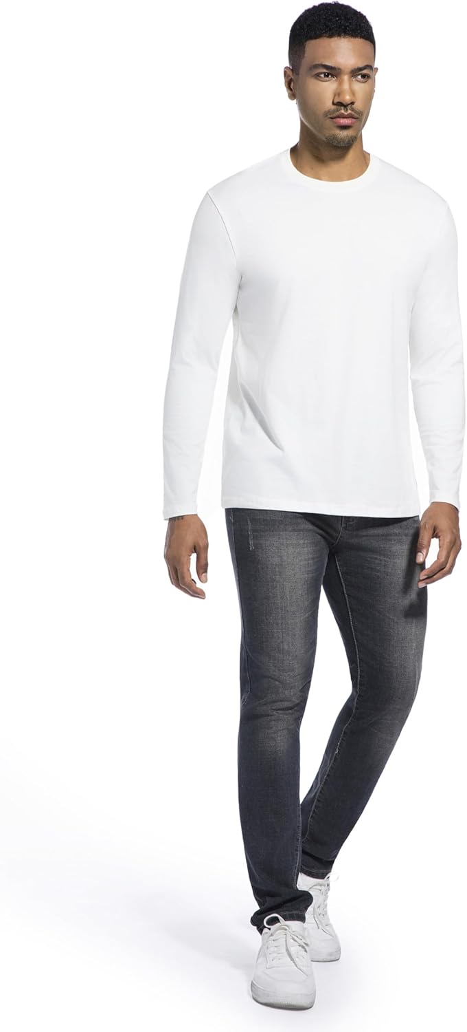 Thumbnail 1 de VEIISAR Herren Baumwoll-T-Shirt (190 g/m²) – Mitteldick, Rundhals, elastisch, bequem