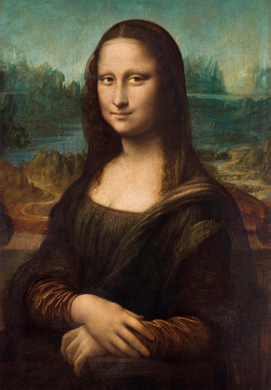 Thumbnail 1 de Clementoni Puzzle 1000 pezzi Museum Collection Gioconda (70x50 cm) con poster incluso