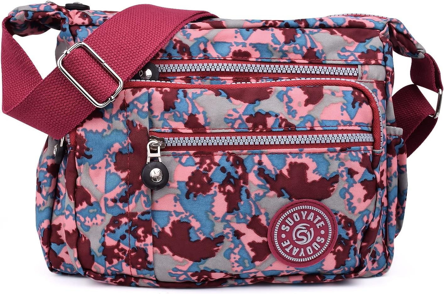 Thumbnail 6 de ModaZeal Women's Multi-Pocket Nylon Crossbody Bag