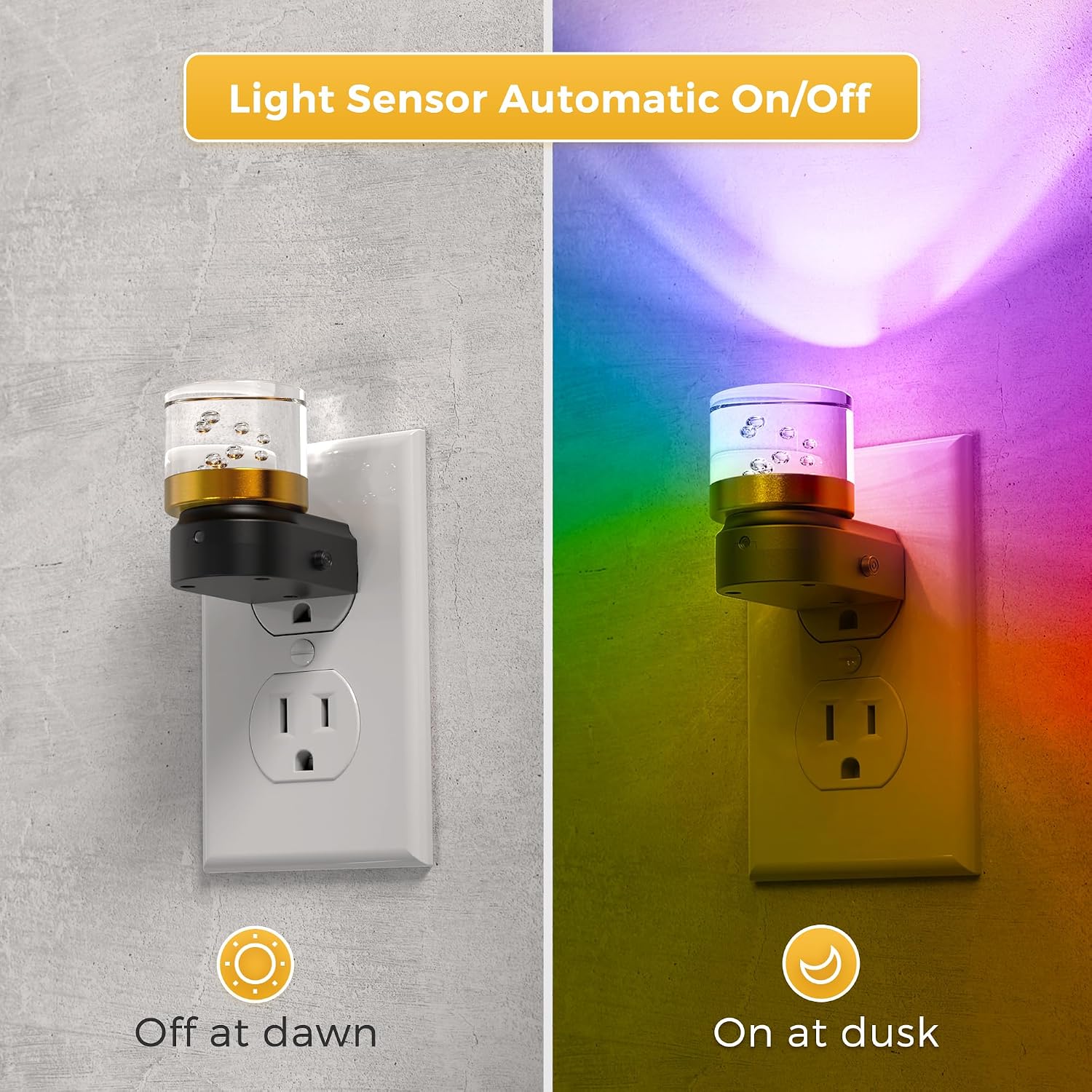 Detalle de LOHAS LED Night Light, 9 Colors