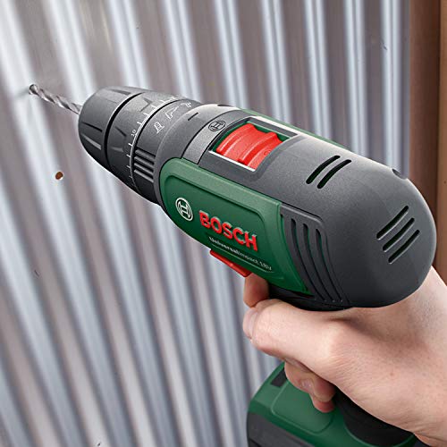 Detalle 2 de Bosch UniversalImpact 18V: Martillo taladrador 3 en 1 con batería y maletín (Amazon Edición)