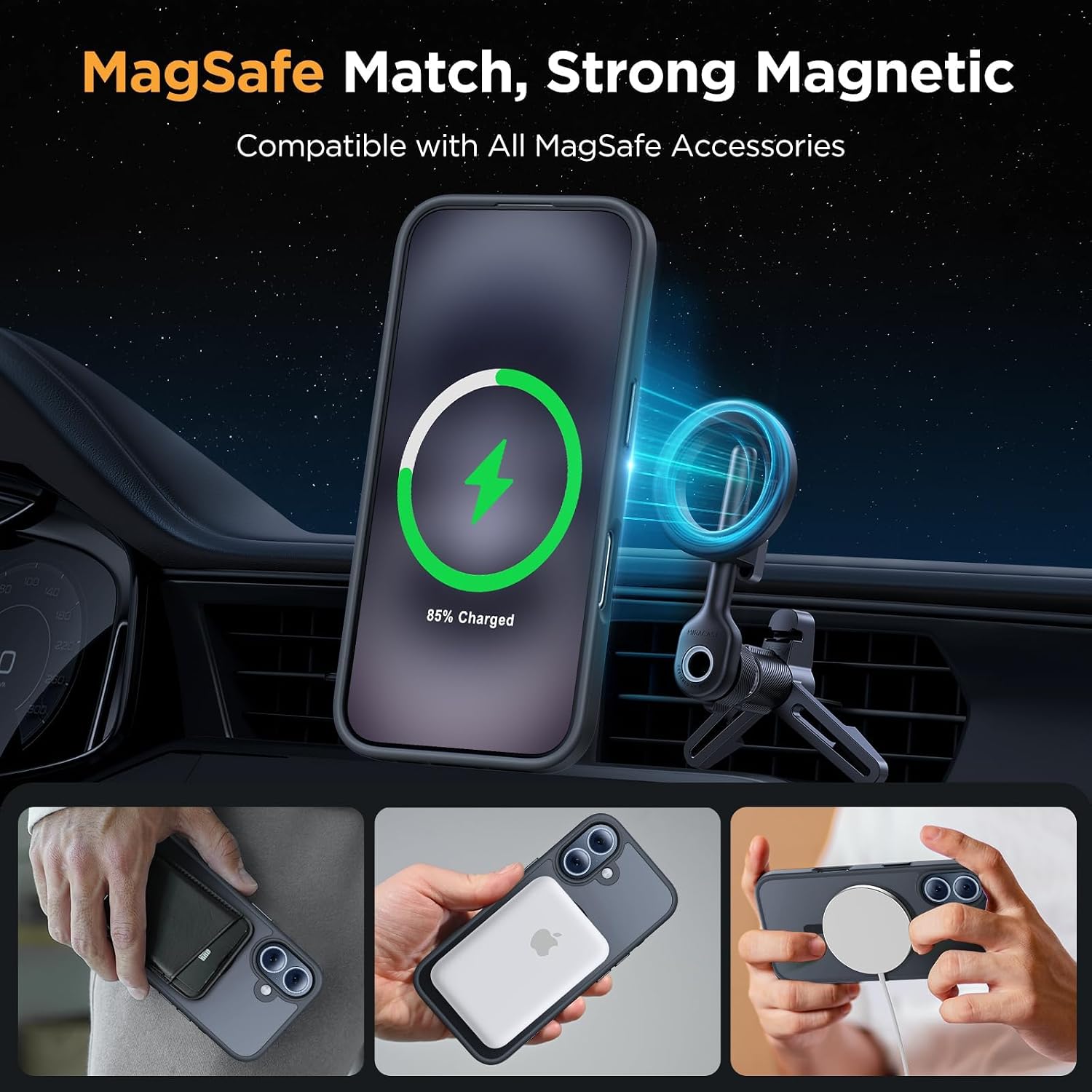 Detalle de Miracase Magnetic iPhone 16 case 6.1"