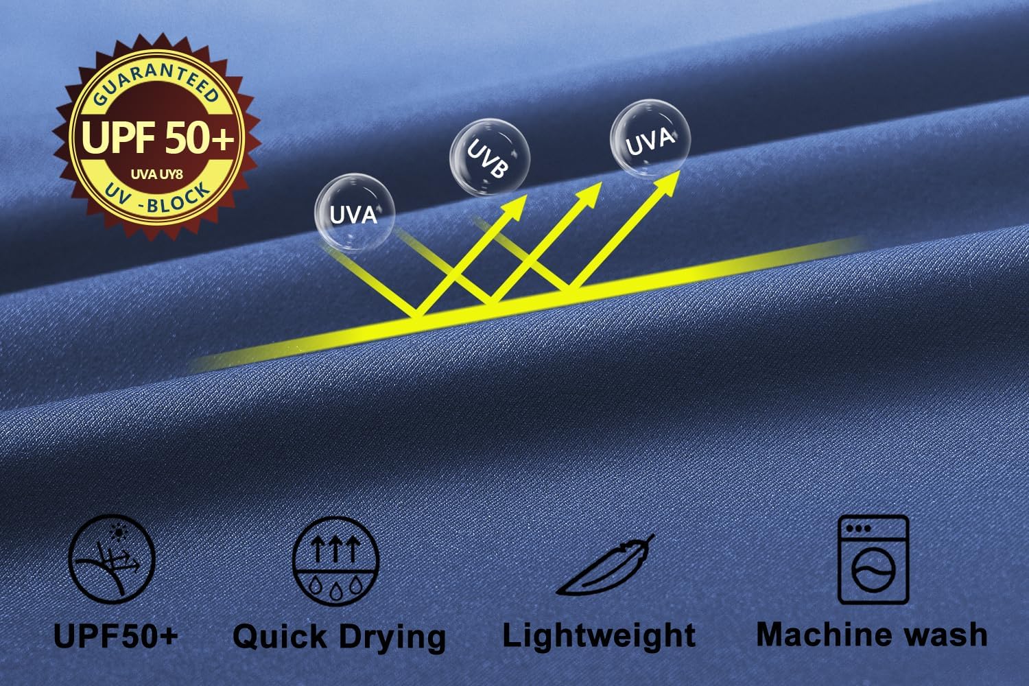 Detalle 2 de Huayuzh Men Rash Guard Top UV50+