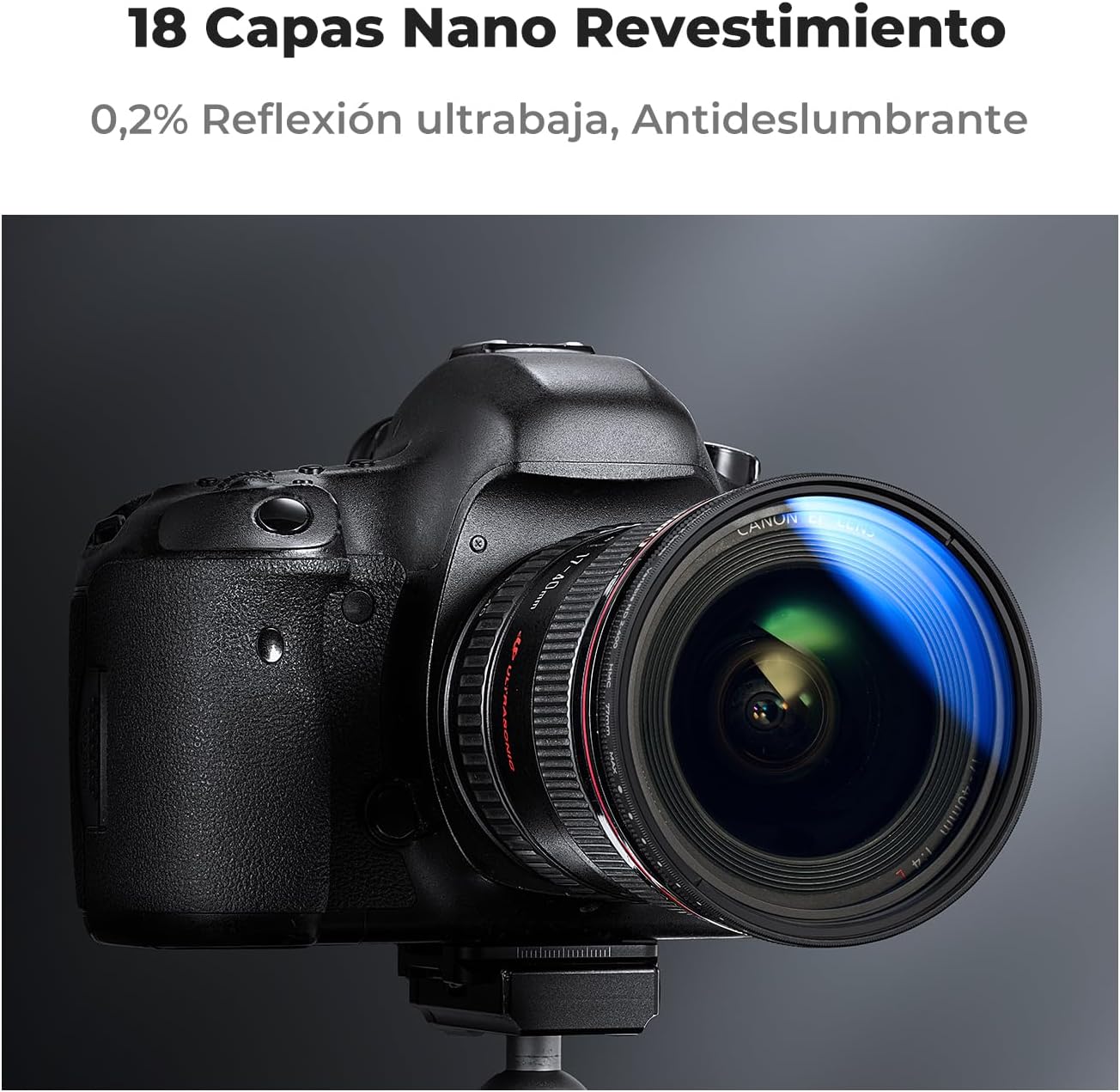 Thumbnail 5 de K&F CONCEPT Nano-Klear 49mm Filtro ND2-400 1-9 pasos