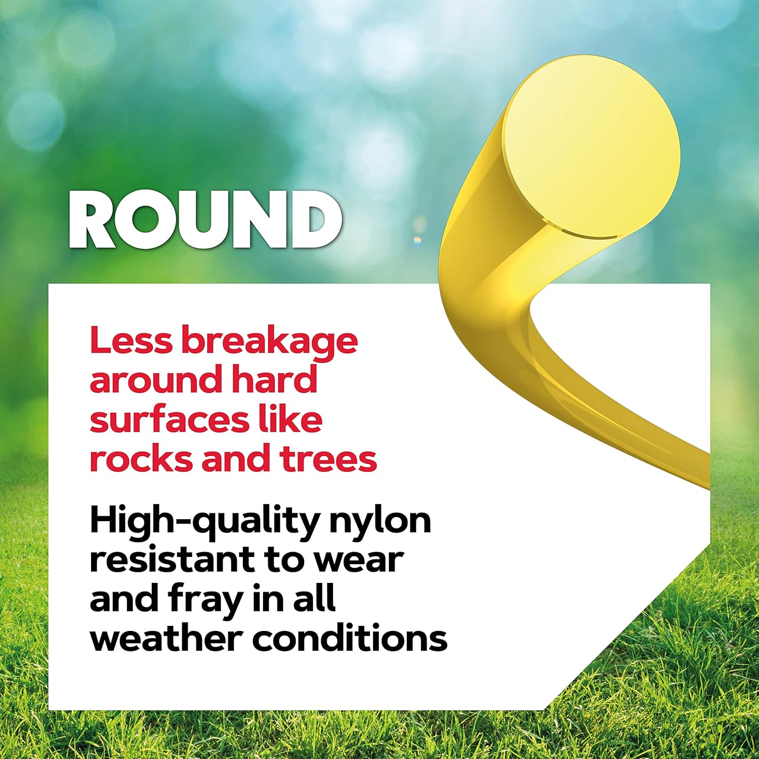 Thumbnail 3 de Oregon Hilo Redondo Amarillo 4 mm para Desbrozadoras