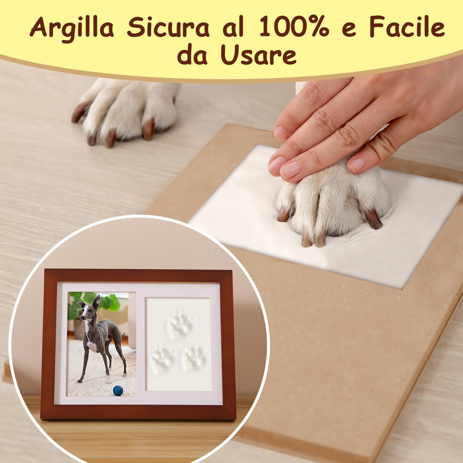 Detalle de Cornice ricordo per animali PewinGo 6x4