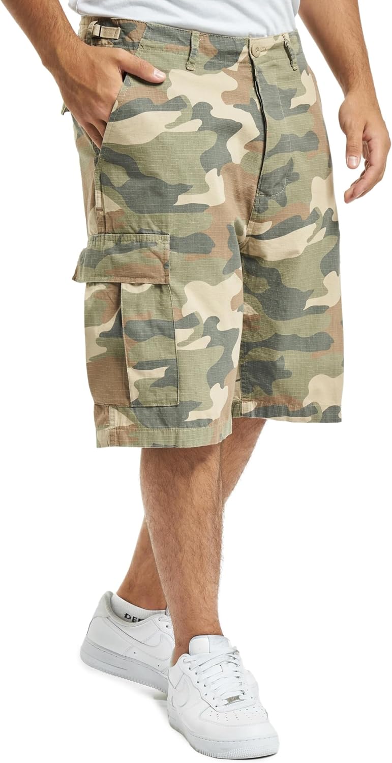 Detalle de Brandit BDU Ripstop Shorts – robuste Baumwoll-Shorts mit viel Stauraum