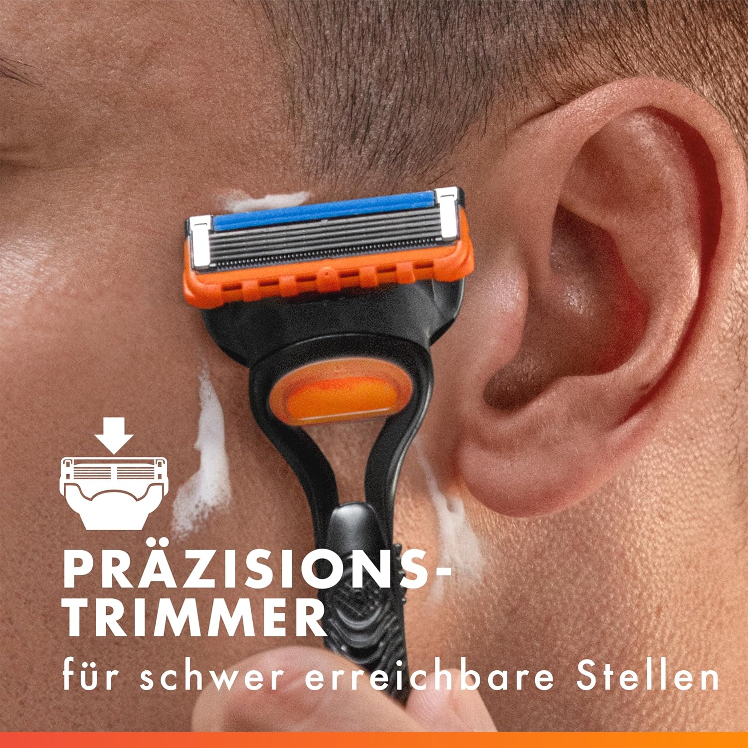 Thumbnail 3 de Gillette Fusion5 Rasierklingen Herren – 24 Ersatzklingen, gründliche Rasur mit größerem Gleitsoffwurf und 5 Klingen