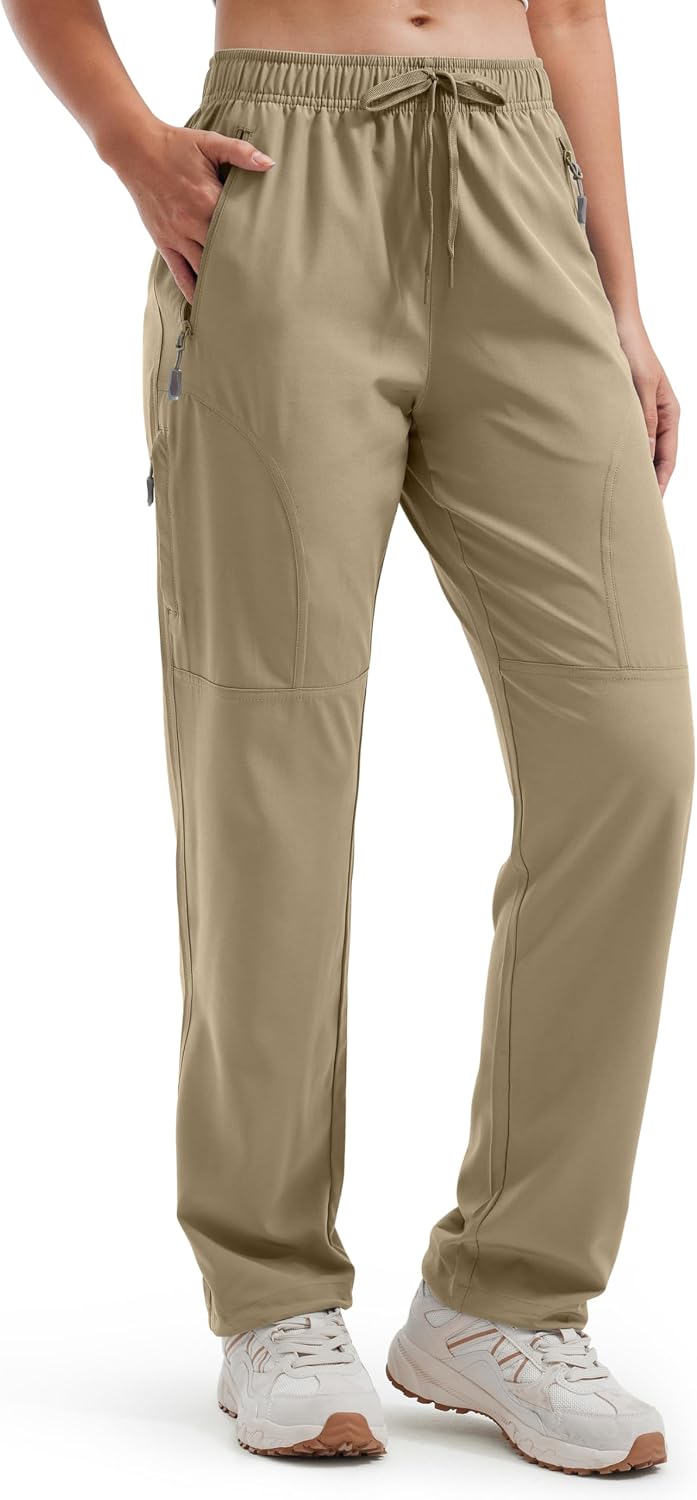 Detalle de Libin Women's Hiking Trousers: Waterproof, Quick-Dry Cargo Pants for Travel and Outdoor Adventures
