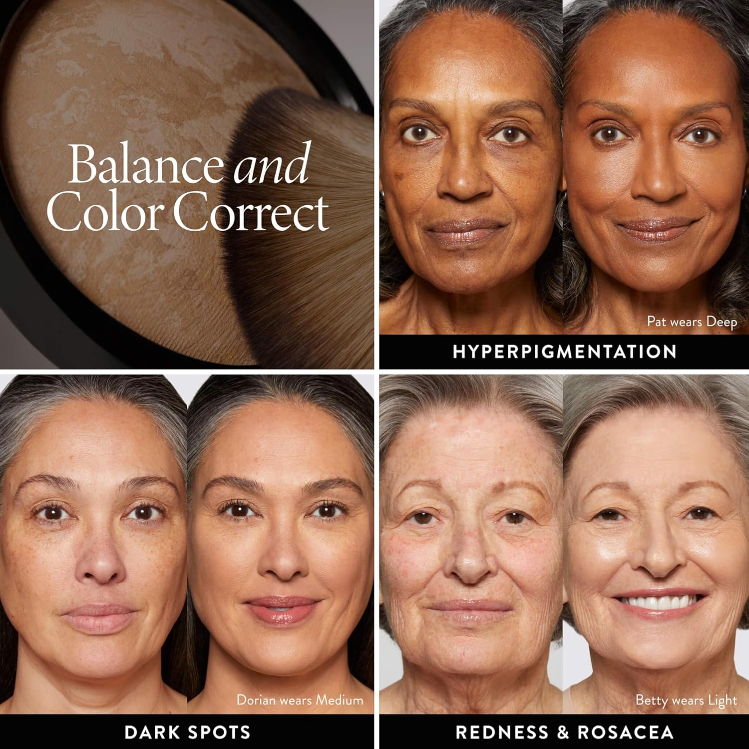 Thumbnail 3 de LAURA GELLER NEW YORK Baked Balance-n-Brighten Farbkorrigierendes Puder-Make-up (Porcelain)
