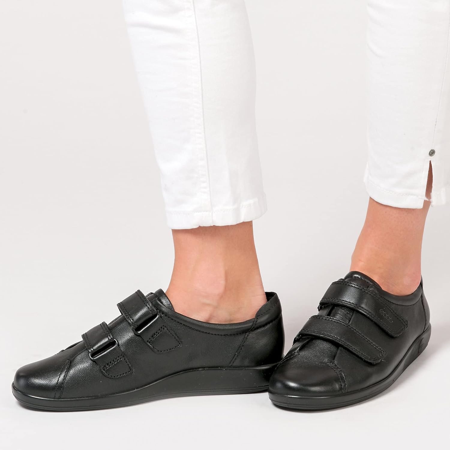 Detalle de Chaussures femme ECCO Soft 2.0 ShoesFemme : cuir doux, respirant et semelle intérieure amovible