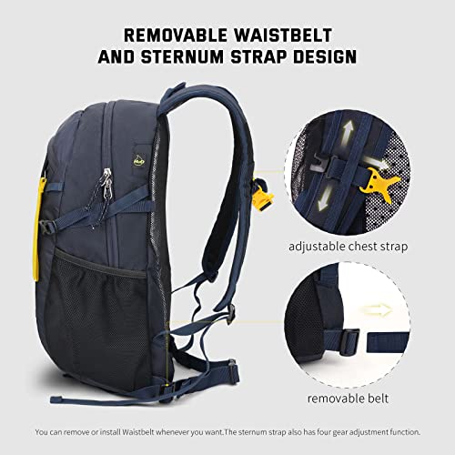 Detalle 2 de SKYSPER Leicht Wanderrucksack 20L – Kleiner Begleiter mit Rückenbelüftung