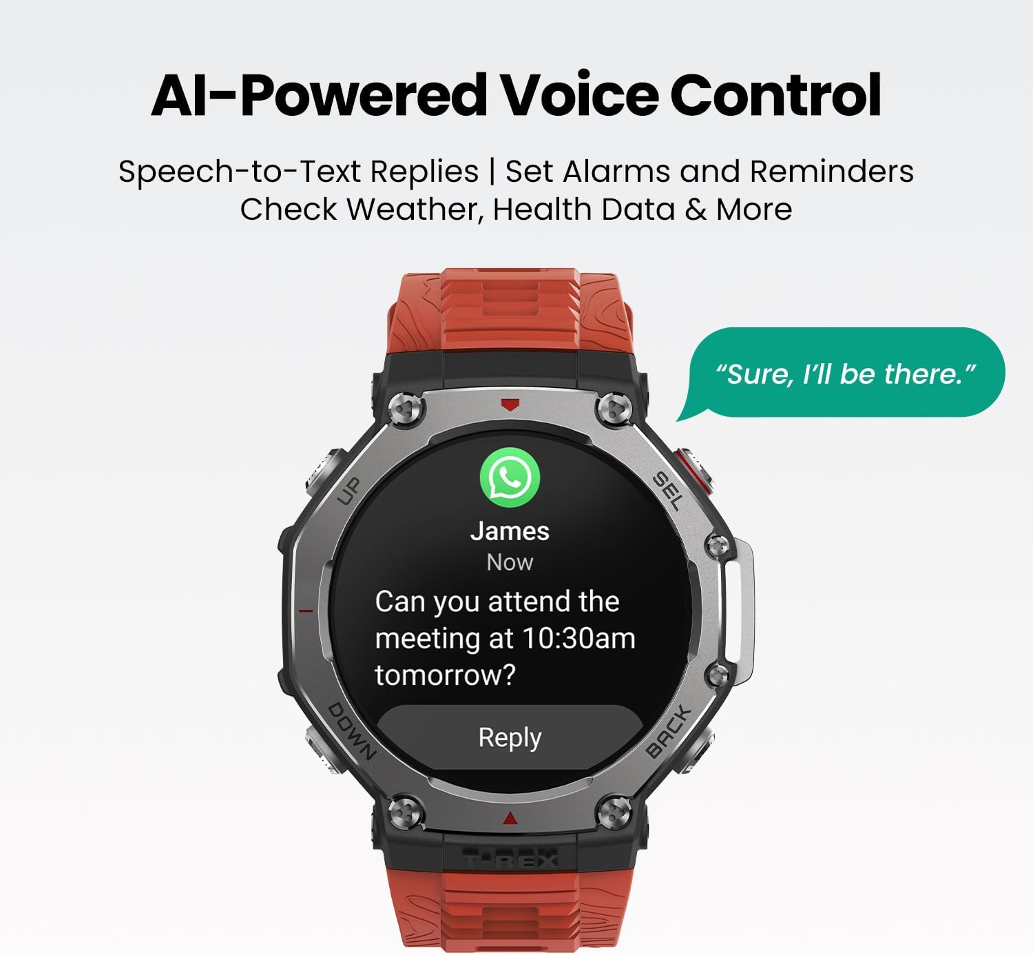 Detalle 2 de Amazfit T-Rex 3 Outdoor Smartwatch 48mm