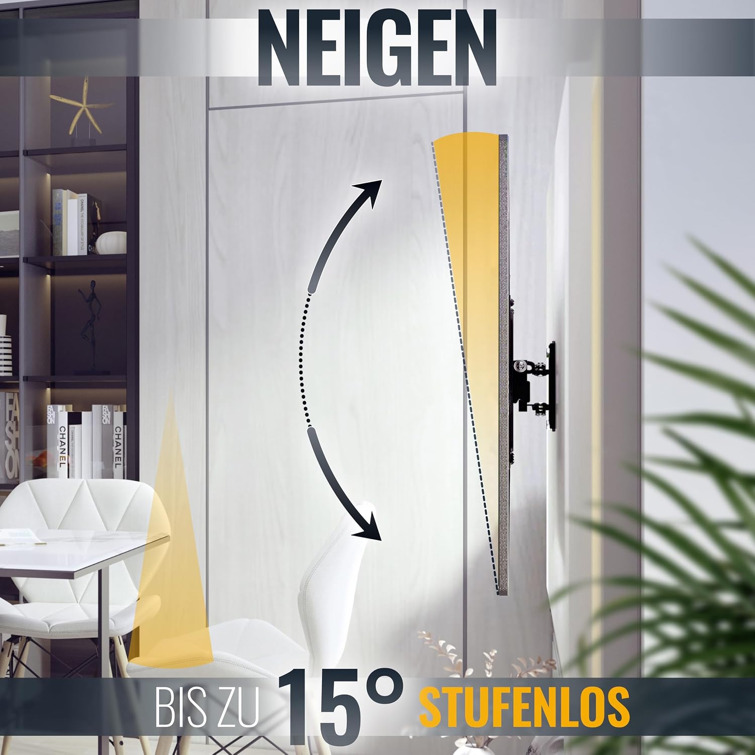 Thumbnail 4 de RICOO N0222 TV-Wandhalterung 30 kg