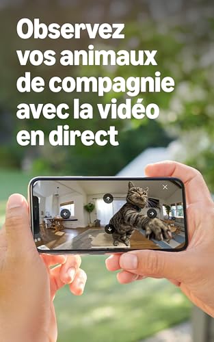 Detalle de Ring Pan-Tilt Indoor Camera: surveillance intérieure orientable 360° et inclinable 169°