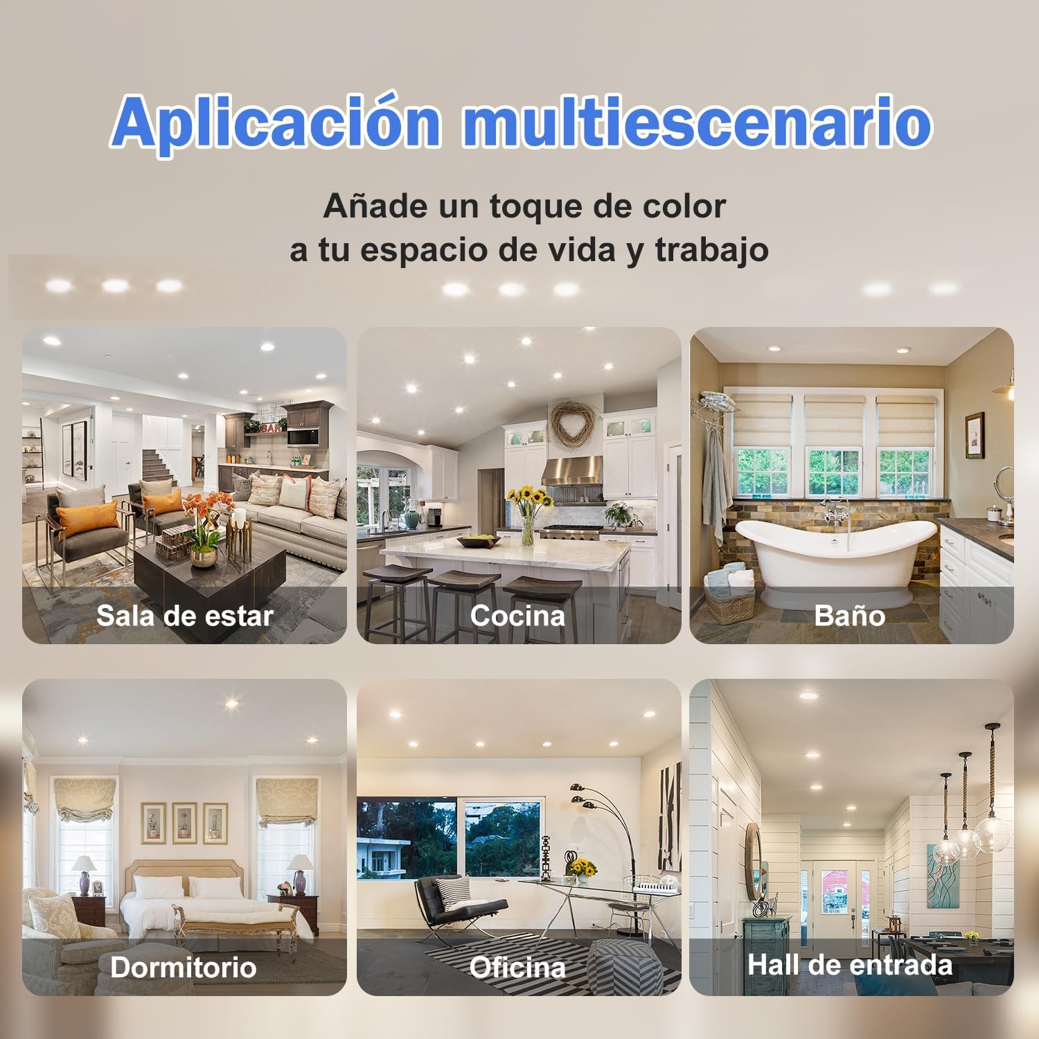 Thumbnail 6 de Heromind 6 Downlight LED Empotrable 5W ⬜ Orientable