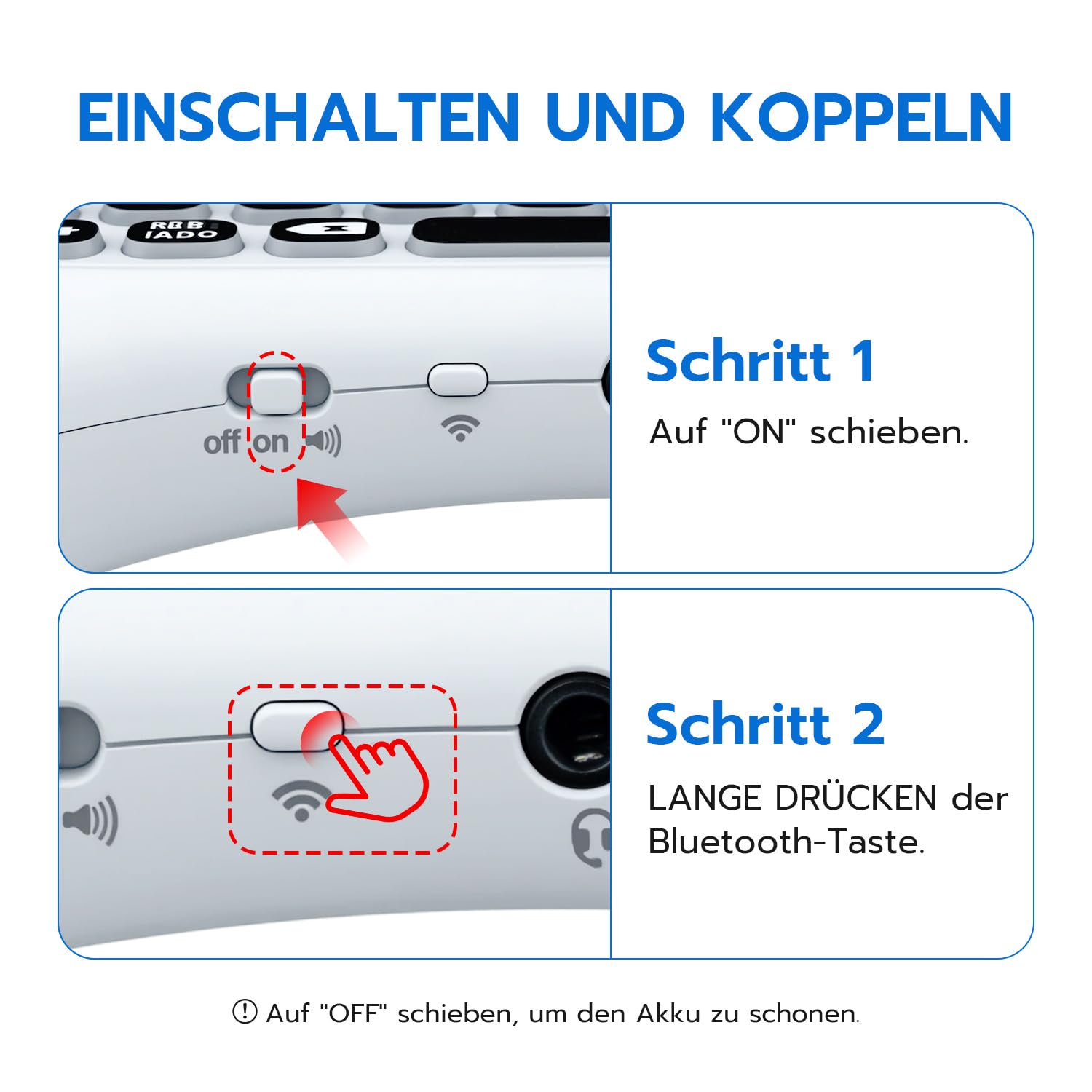 Thumbnail 3 de Mcbazel kabellose Tastatur für PS5/PS5 Edge Controller mit Bluetooth 3.0, Lautsprecher & 3,5-mm-Audioanschluss