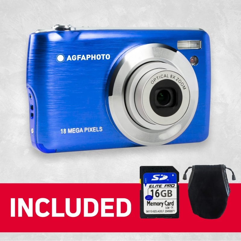 Detalle de AgfaPhoto Compact DC8200 18 MP zoom 8x Azul