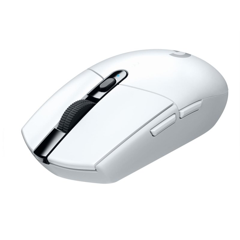 Detalle de Logitech G305 Inalámbrico RF 12000 DPI Blanco HERO: precisión sin cables para juegos y usos profesionales