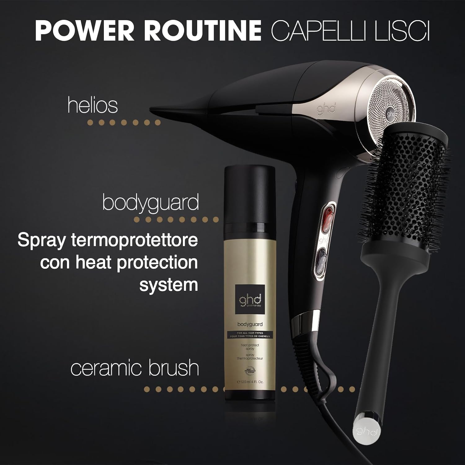 Detalle de ghd Helios asciugacapelli professionale ionico anticrespo ad aria veloce