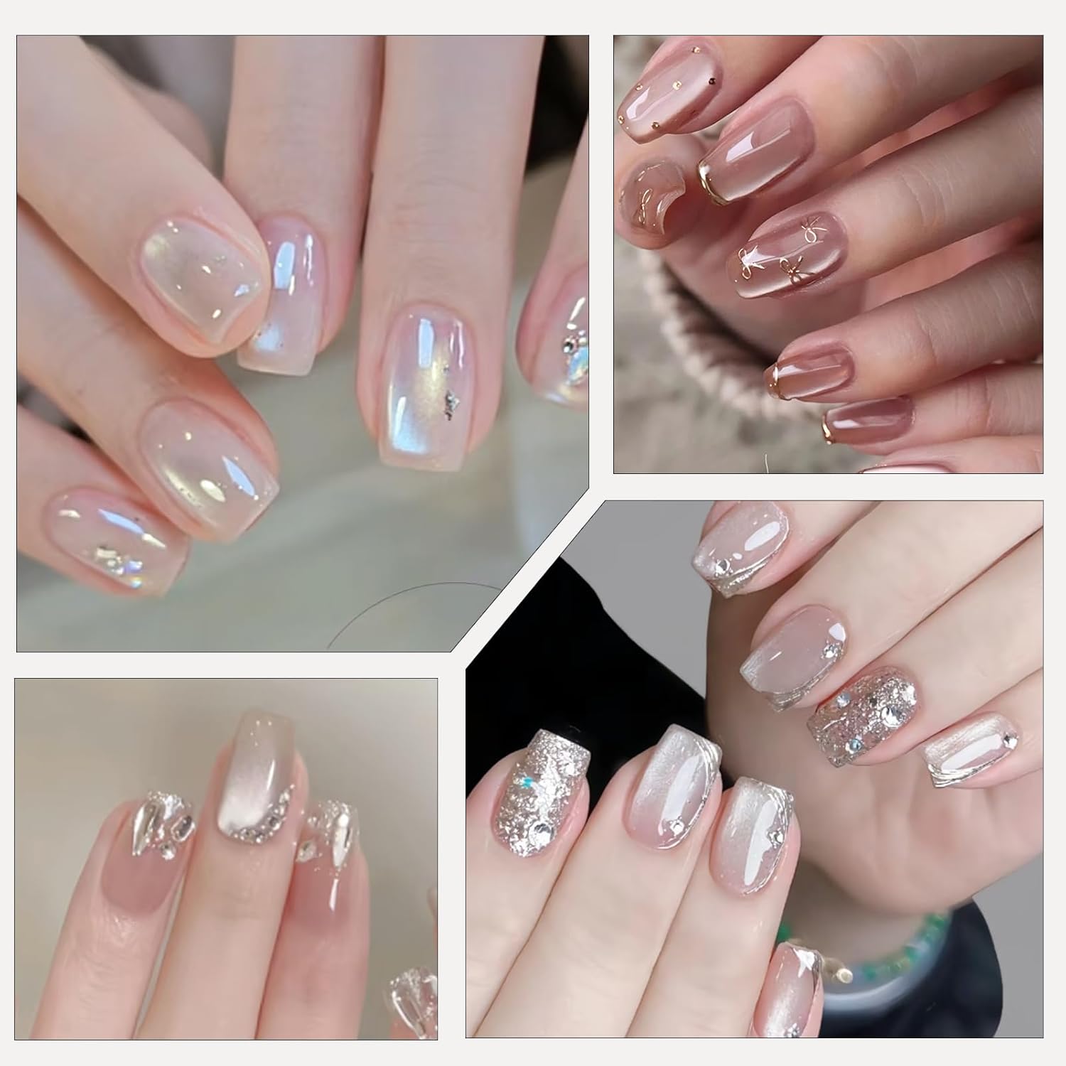 Thumbnail 2 de TOMICCA Cat-Eyes-Gel UV-Nagellack mit Magneten, 6 Farben Glitzer-Set (8 ml) – für DIY & Anfänger