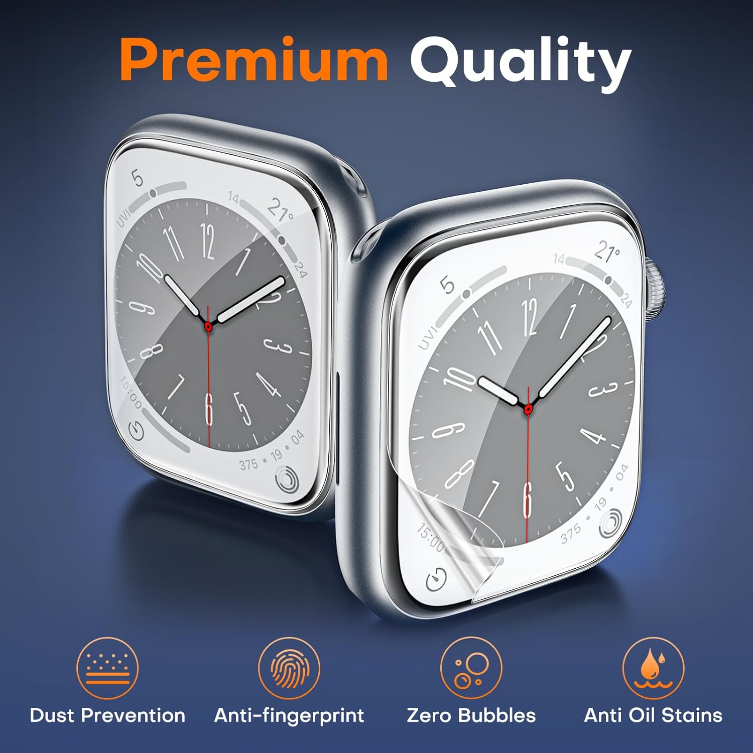 Thumbnail 4 de TOCOL 44mm Screen Protector 6-pack for Apple Watch