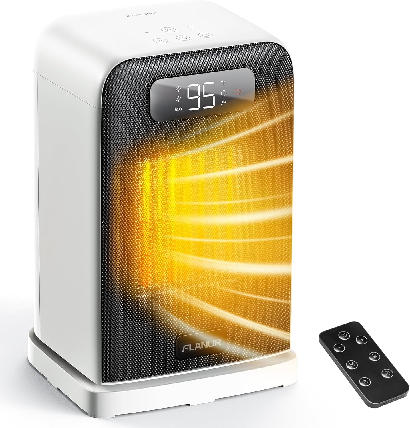 Thumbnail 6 de FLANUR Space Heater 1500W Small Desk Heater