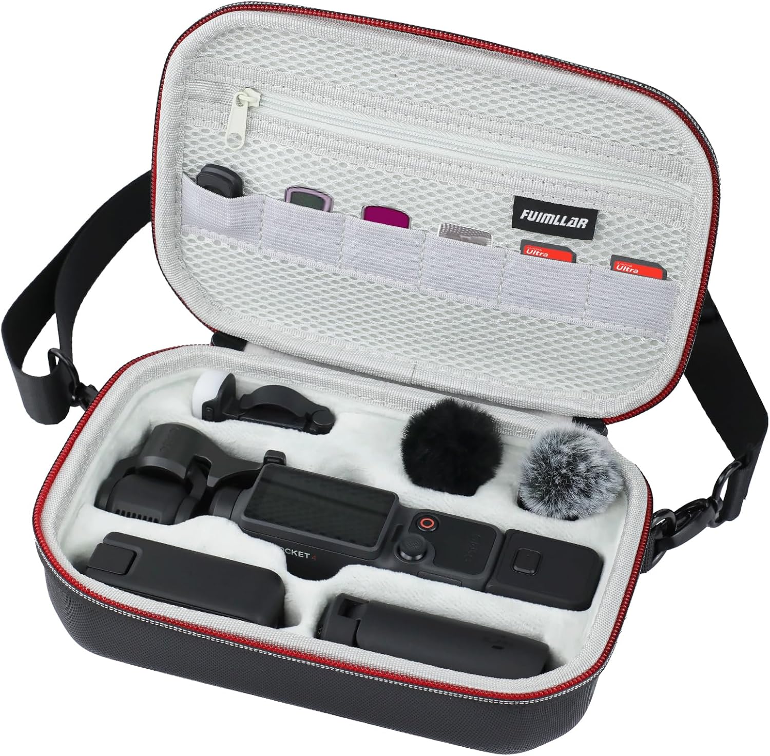 Detalle de Fuimllar Pocket 4 Case Carrying Case for Osmo Pocket 4 Creator Combo
