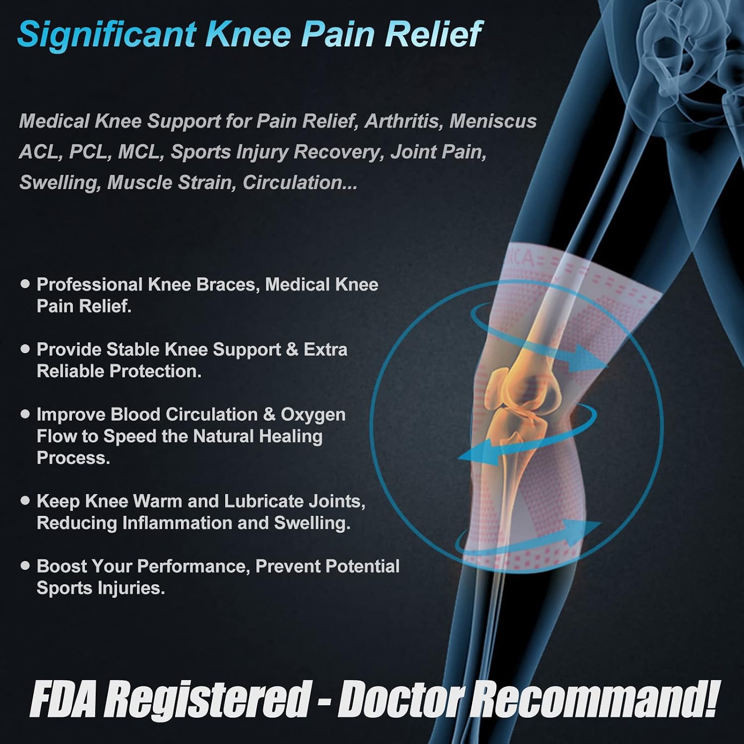 Thumbnail 4 de NEENCA Elite Knee Brace