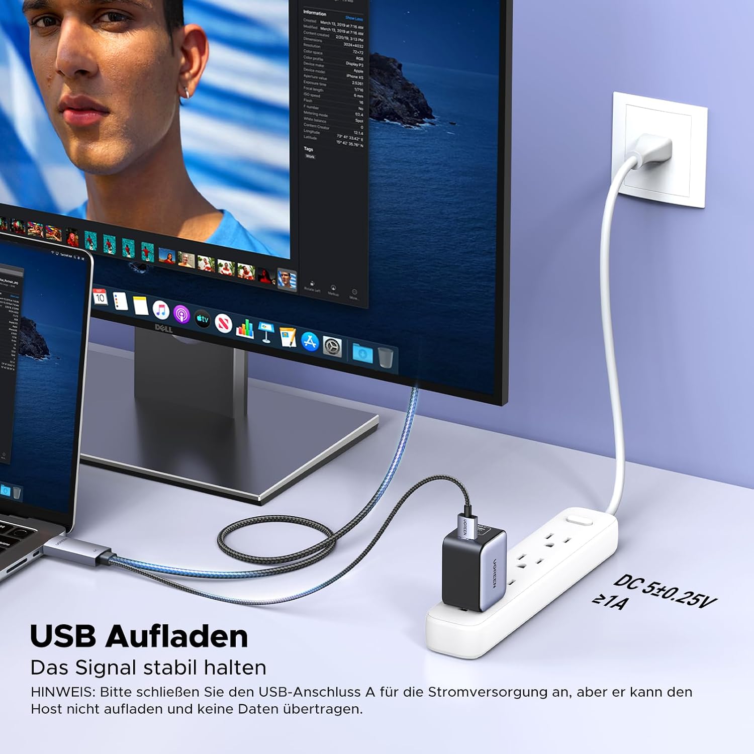 Thumbnail 6 de UGREEN HDMI auf DisplayPort Kabel 2m