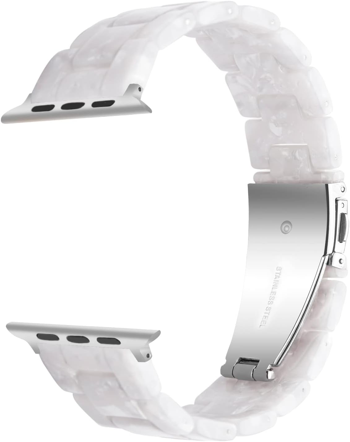 Detalle de SEURE Resin-Kunststoff-Armband kompatibel mit Apple Watch (38/40/41/42/44/45/46/49 mm)