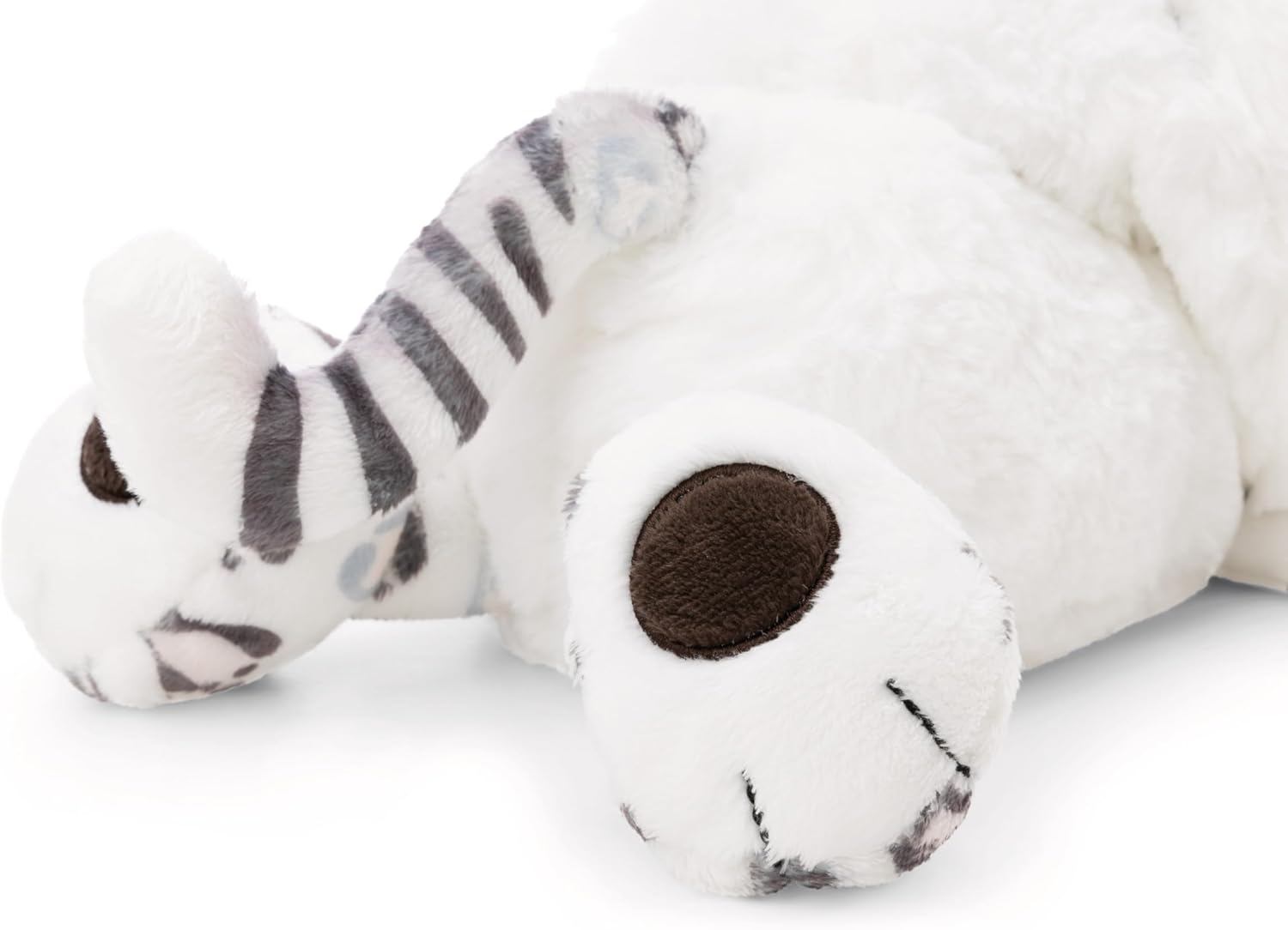 Detalle de NICI Kuscheltier Schneeleopard Eleni Snowbell 45cm – weiß | Weiches Plüschtier zum Kuscheln & Schenken