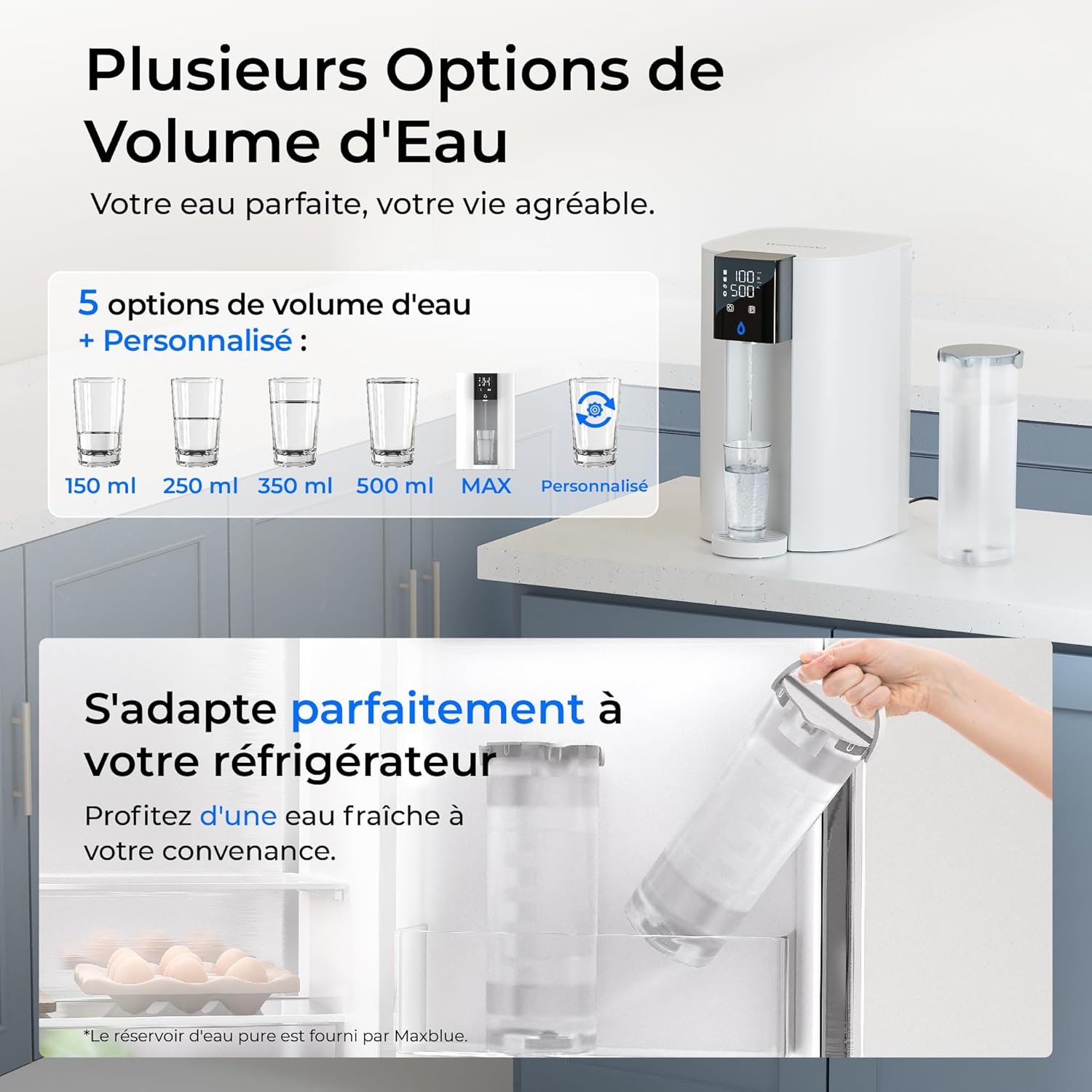 Thumbnail 5 de Waterdrop CoreRO Système d’Osmose Inverse WD-C1SL — Filtration sur comptoir en 7 étapes, minéraux alcalins et sans installation