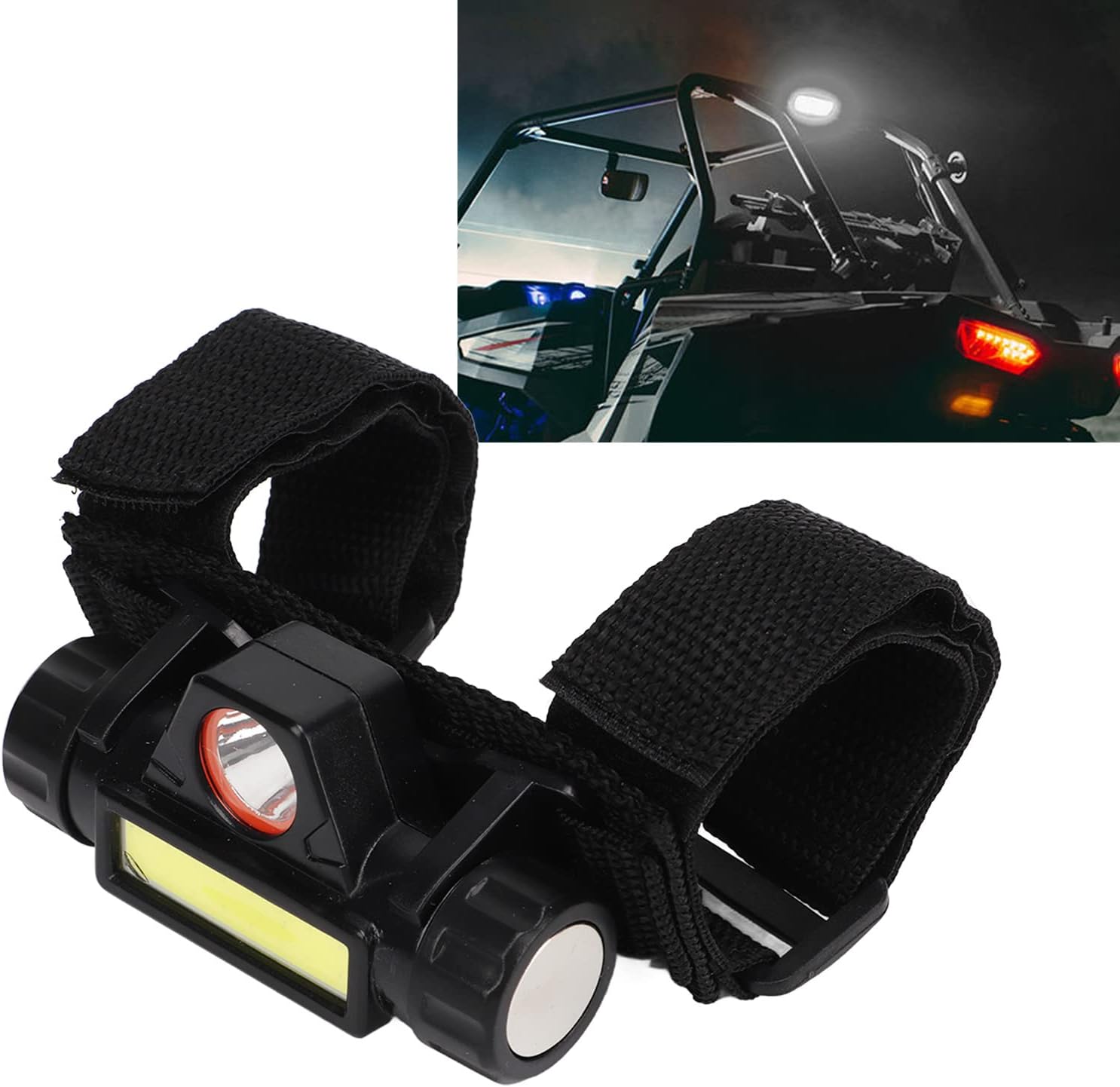 Thumbnail 1 de KIMISS UTV dome light for 1.5–2-inch roll bars