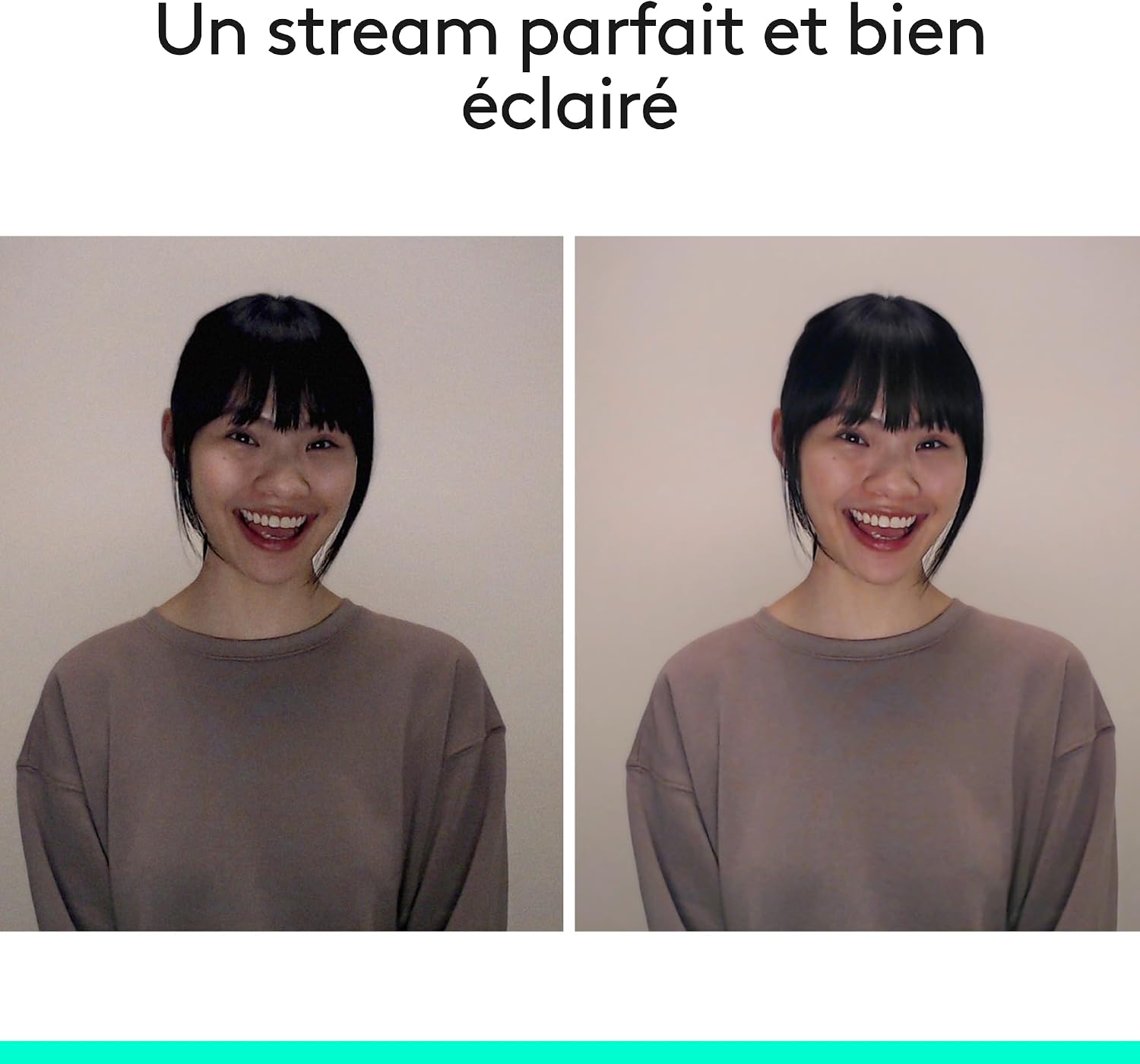 Detalle de Logitech C922 Pro Stream Webcam : diffusion fluide et audio binaural pour le streaming