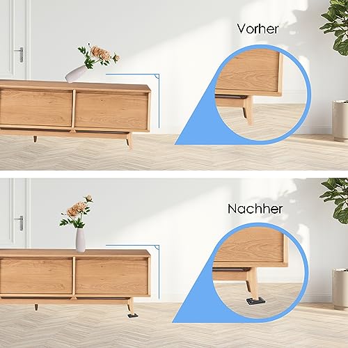 Detalle de Kunststoffkeile zum Ausrichten von iyes.top – Flexibler Möbelnivellierer, 40 Stück