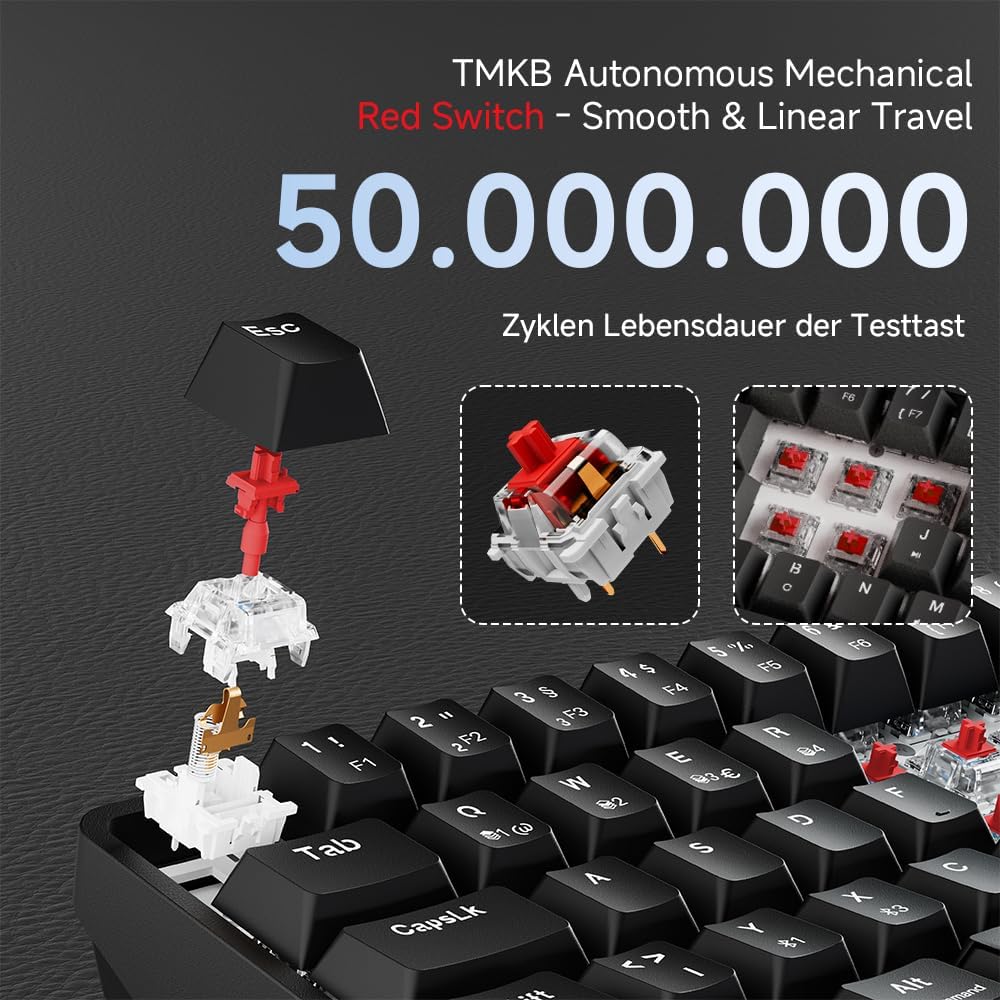 Thumbnail 5 de TMKB T68 Gaming Tastatur 3000mAh