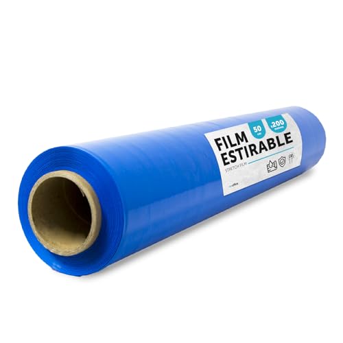 m-office Film azul 50 cm x 200 m para embalaje 📦