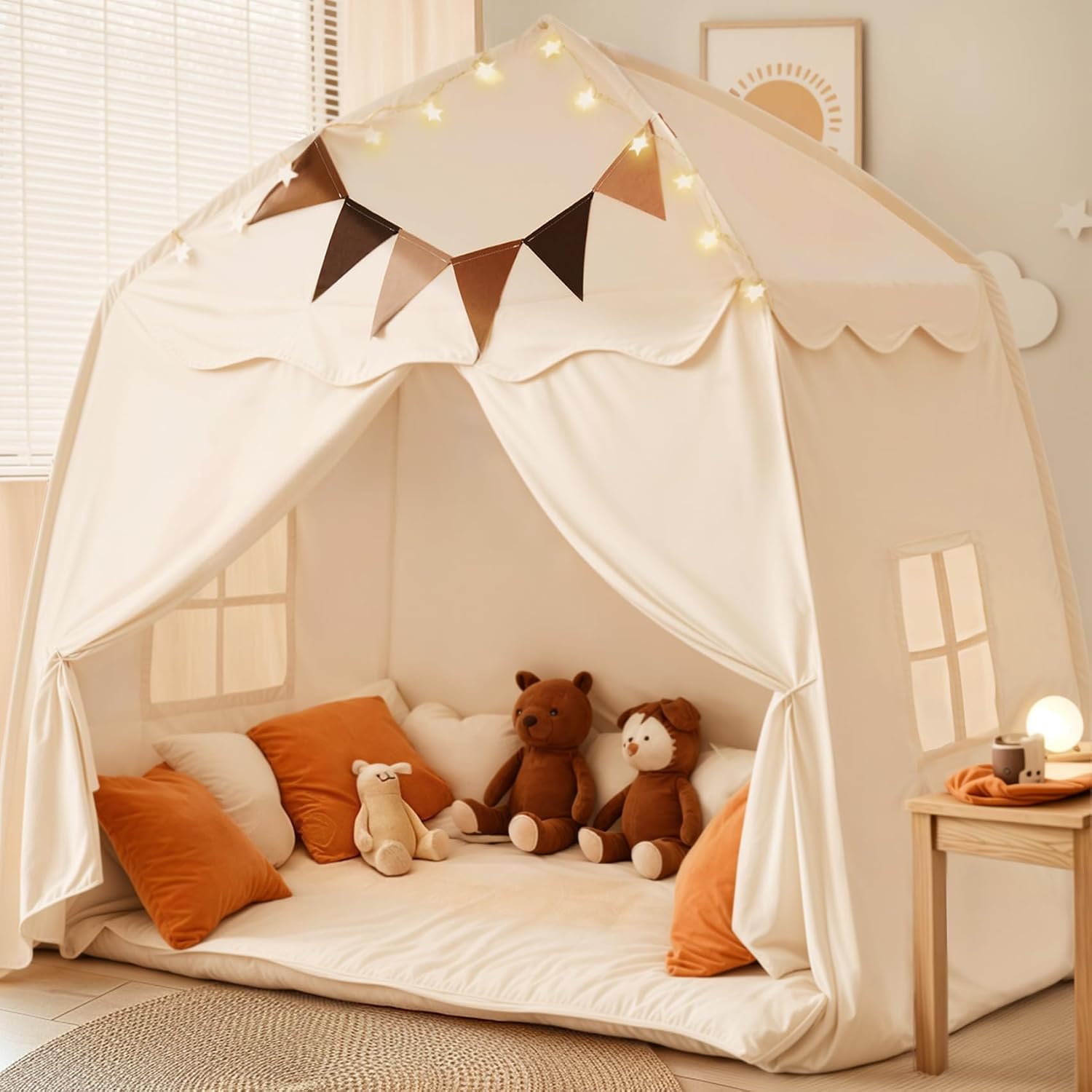 Detalle de Mallify Kinderzelt Indoor 150 x 100 x 150 cm