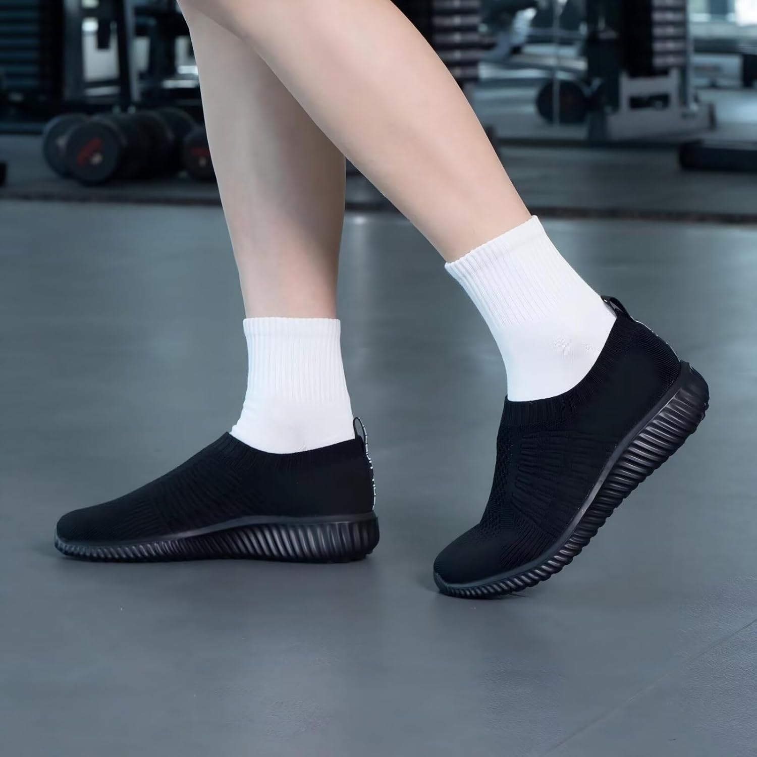 Thumbnail 1 de TIOSEBON Damen Slip On Laufschuhe – Atmungsaktives Mesh, leichte Gummisohle