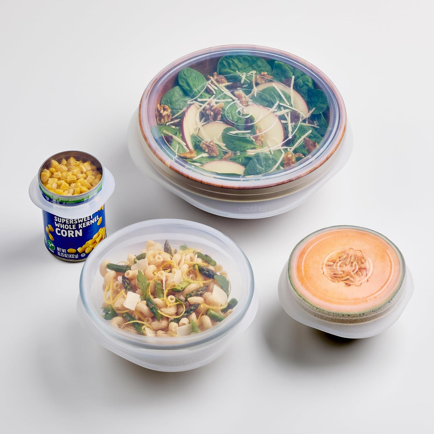 Thumbnail 1 de Stasher Premium Reusable Silicone Stretch Lids 4-pack 🥣