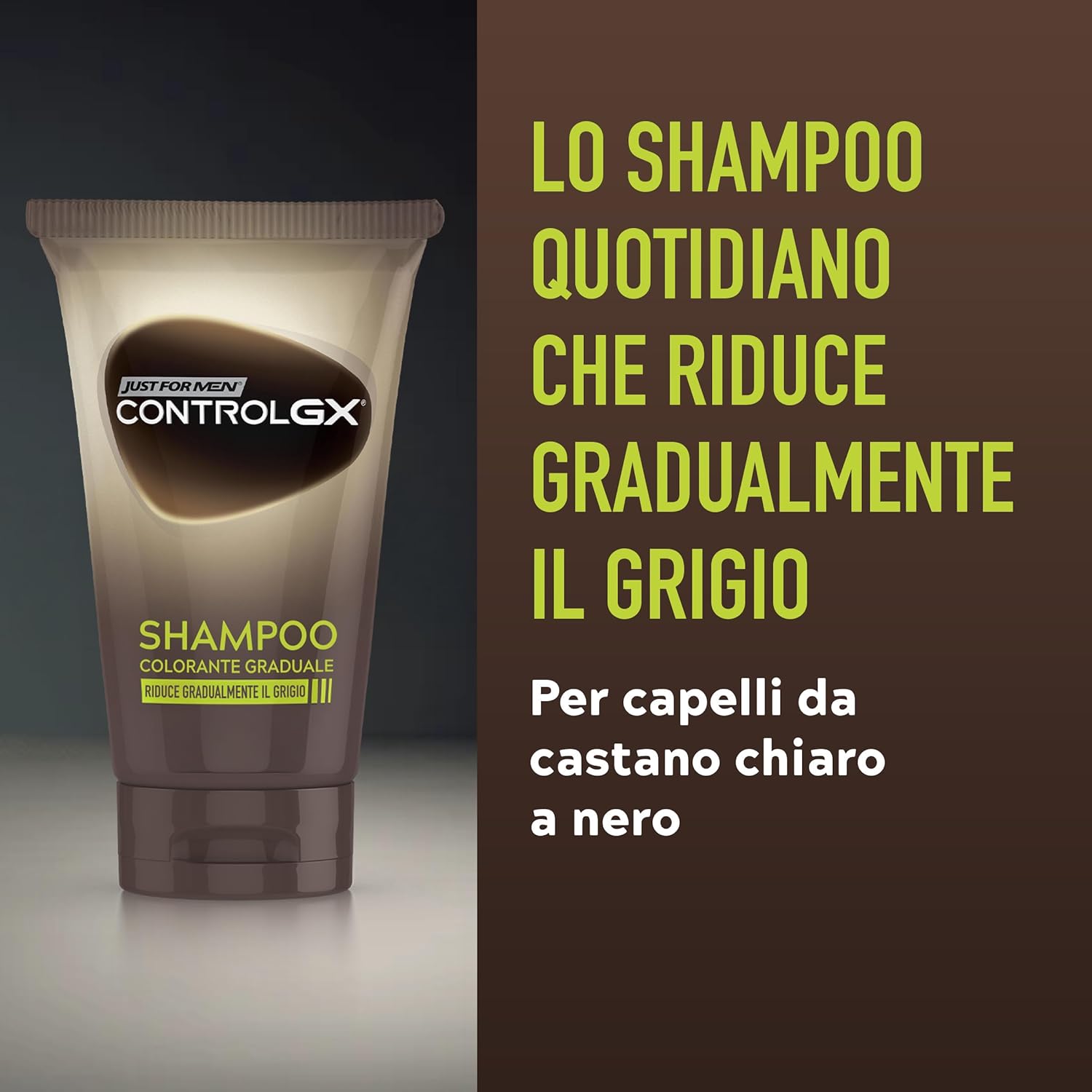 Thumbnail 5 de Just for Men Control GX Shampoo Anti-Grigio 118 ml