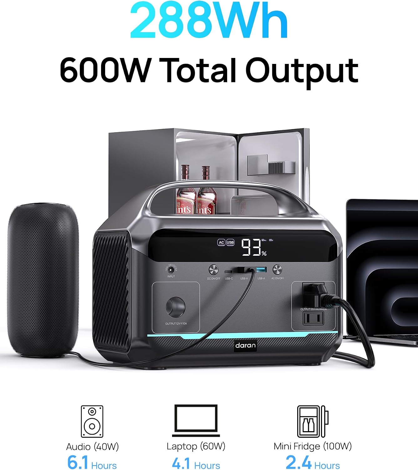 Thumbnail 1 de Portable power station 288Wh