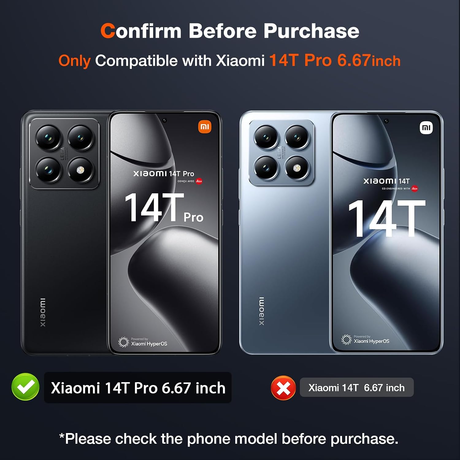 Detalle de LK 3+3 Verre Trempé pour Xiaomi 14T Pro — Pack 3 protections écran + 3 protections caméra + cadre d’installation