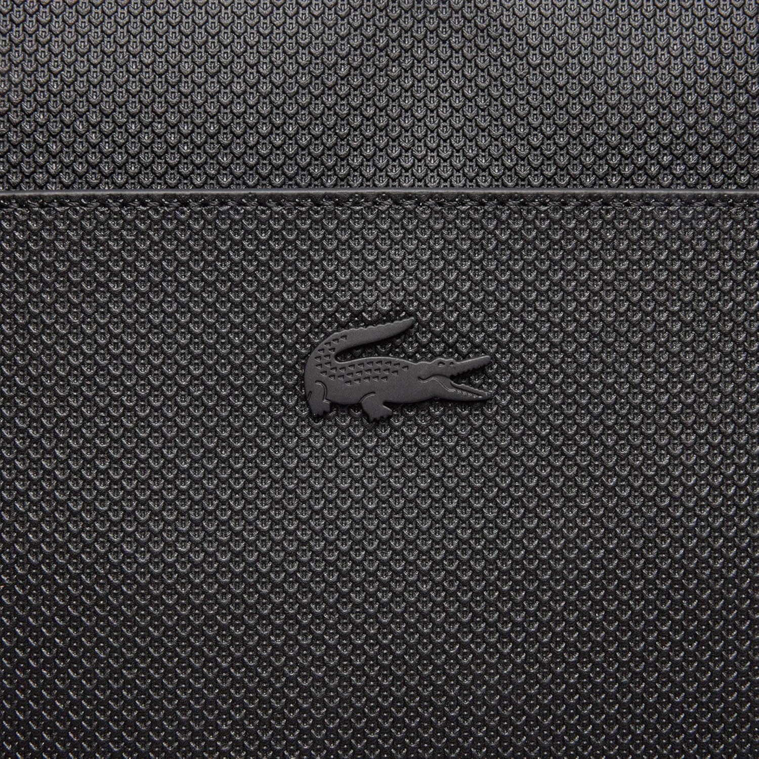 Thumbnail 6 de Lacoste Chantaco Herren-Schultertasche Schwarz – italienisches Leder, 3 Fächer