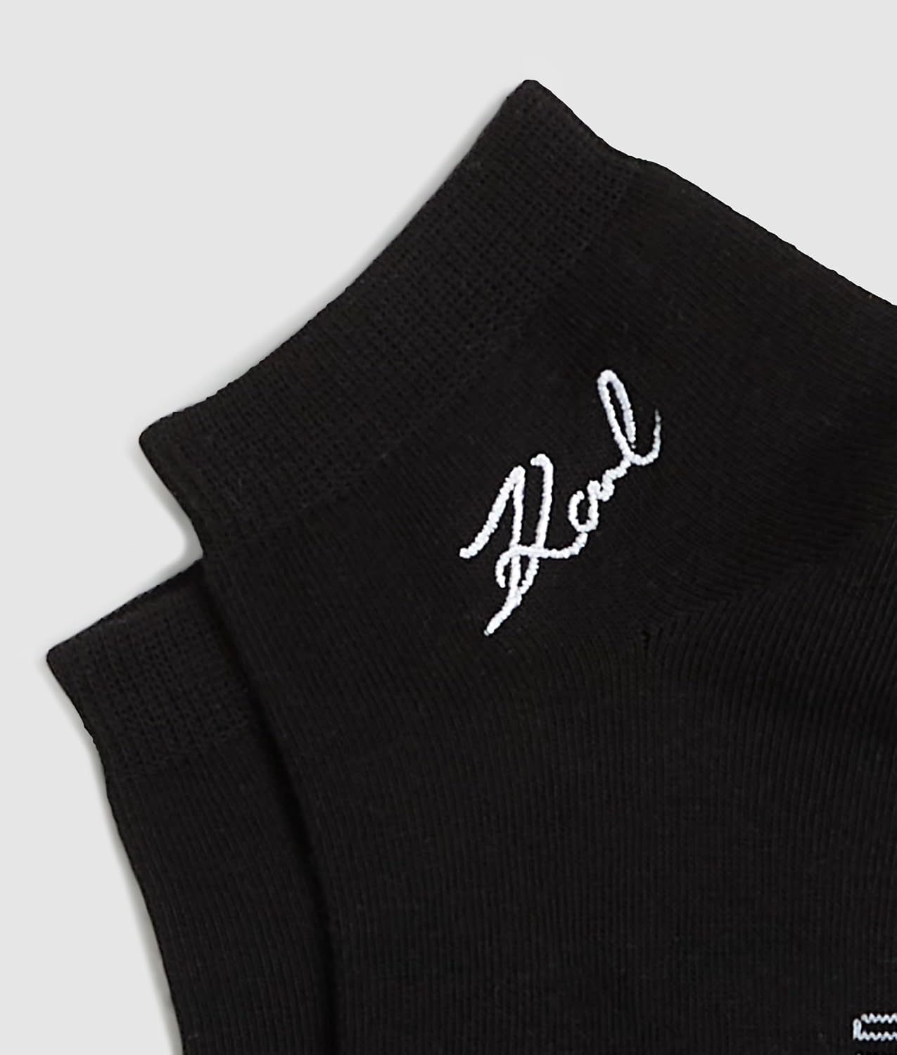 Detalle 1 de KARL LAGERFELD Femme K/Signature Sneaker Sock (3 Paires) — Noir, Taille 35-38