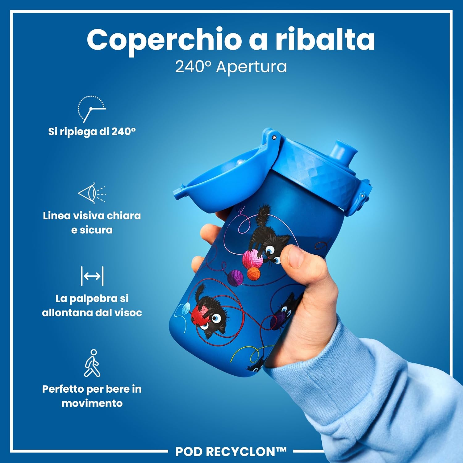 Detalle 2 de Ion8 Borraccia per bambini 350 ml