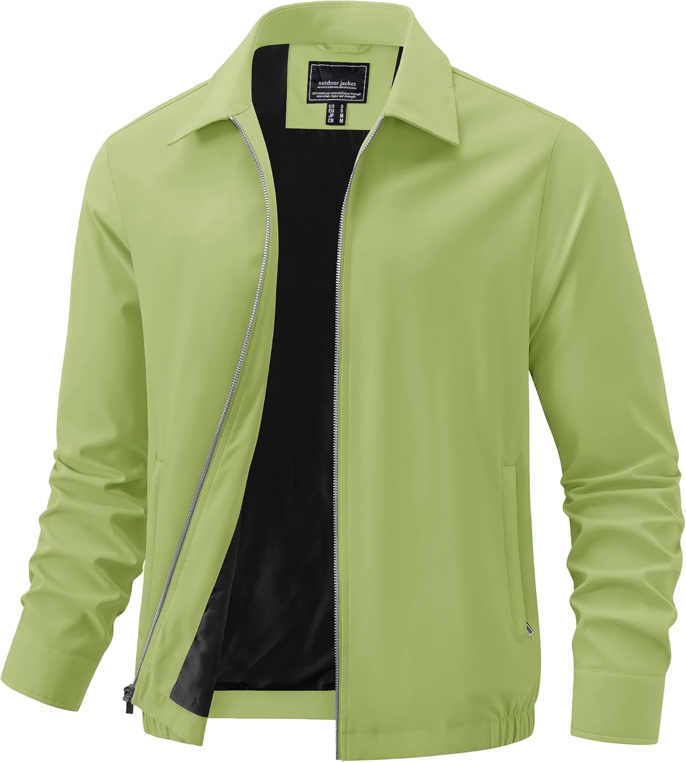 Detalle de Cotrasen Men's Windbreaker Jacket Polyester