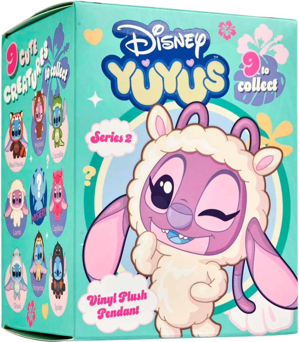 Detalle 2 de Simba 6315870947 Disney YuYu Stitch & Angel Plush Blind Bag Clip, 12cm
